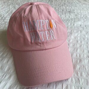 Hampton Water branded Pink weekender baseball hat